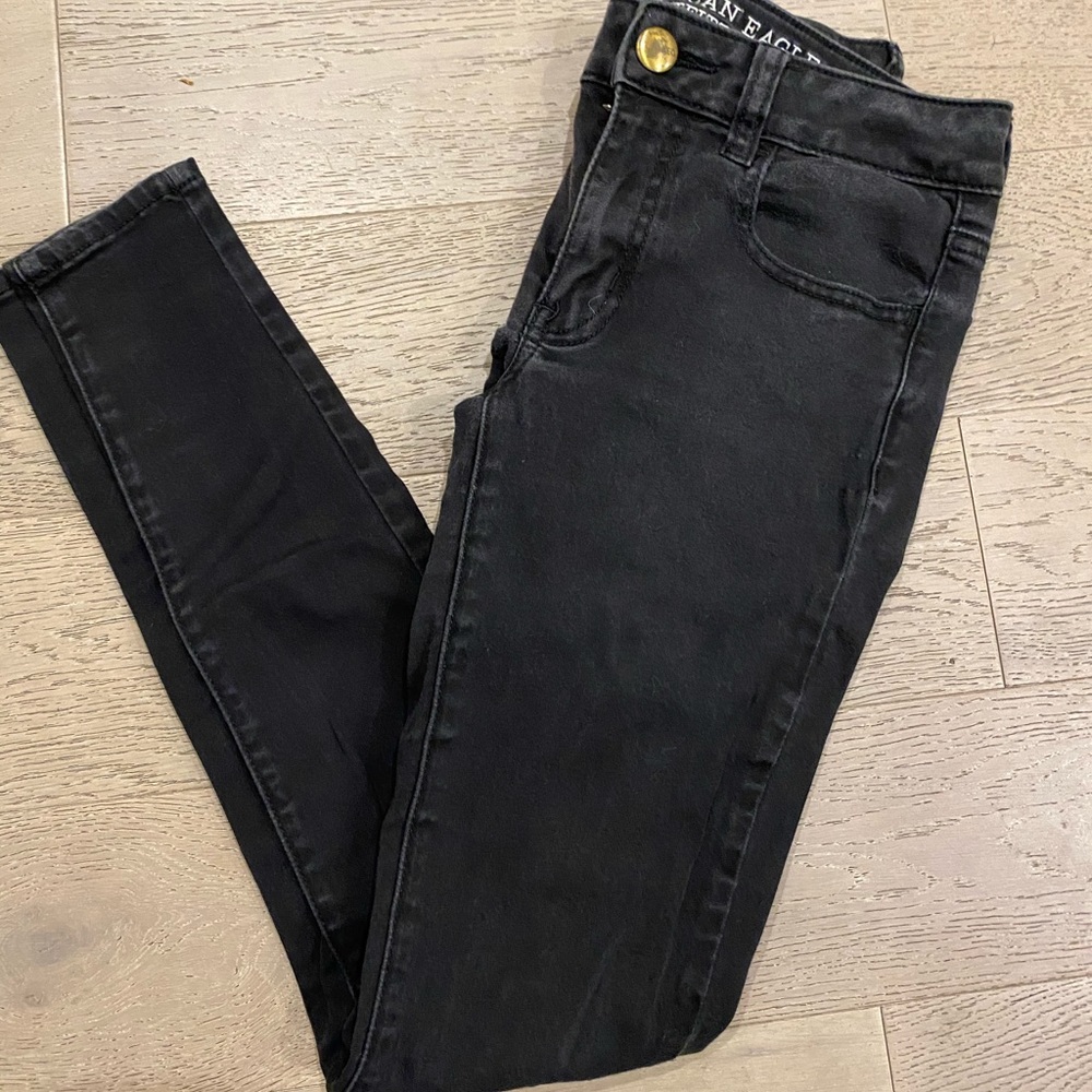 Black american eagle jeans